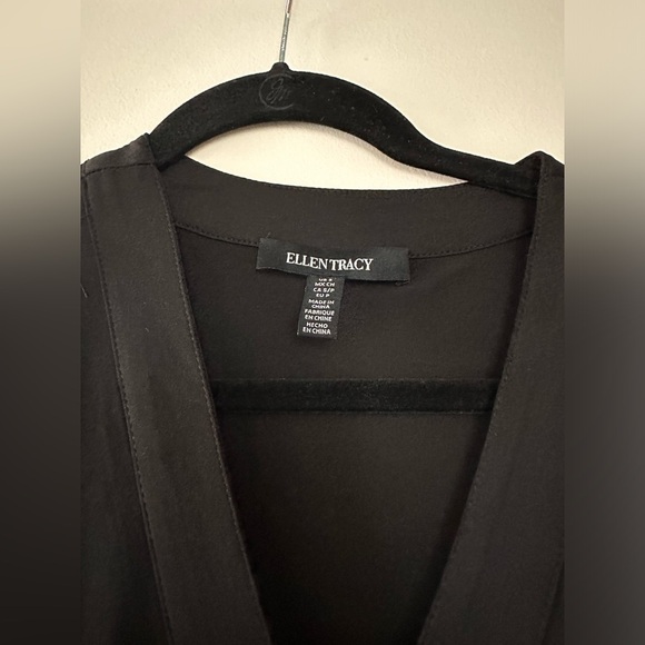 NWT Tie Waist Long Sleeve Matte Jersey Dress SIZE S - Picture 5 of 7